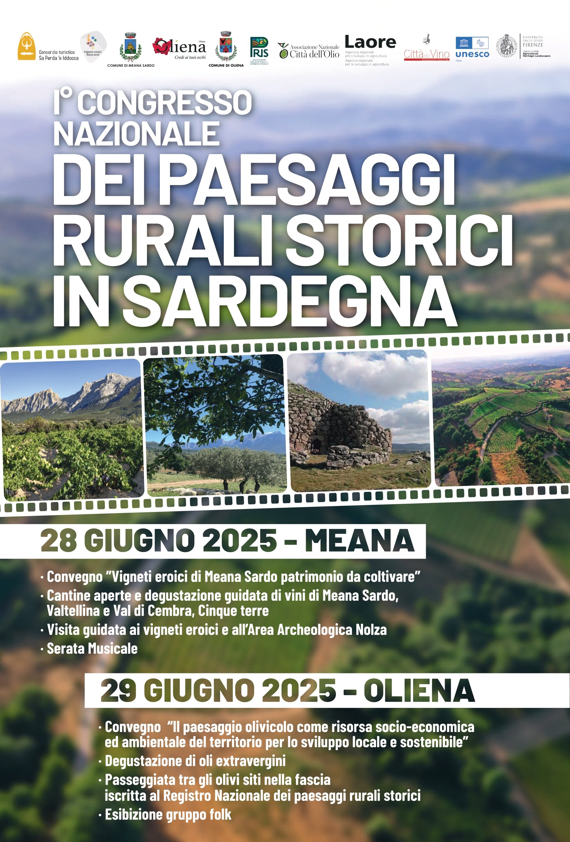 Primo Congresso Nazionale dei Paesaggi Rurali Storici in Sardegna