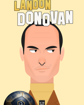 Landon Donovan interpreta Rick Dalton con lo stile Actor Graphic 