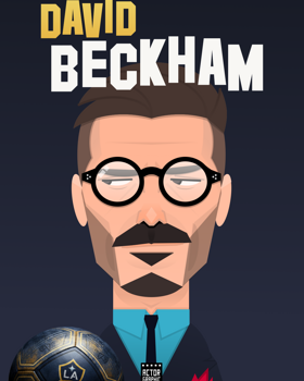 David Beckham interpreta Marvin Shwarz con lo stile Actor Graphic 
