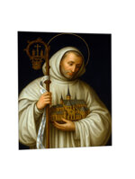 quadro-religioso-san-bernardo-di-chiaravalle-in-ceramica-artigianale-da-ordinare-online-che-raffigura-labate-e-teologo-noto-per-la-sua-spiritualita-profonda-e-il-ruolo-nella-riforma-cistercense-simbolo-di-saggezza-devozione-e-guida-spirituale