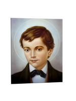 quadro-religioso-san-domenico-savio-in-ceramica-artigianale-disponibile-online-per-onorare-la-santita-giovanile-e-la-protezione-dei-ragazzi-secondo-lesempio-di-don-bosco