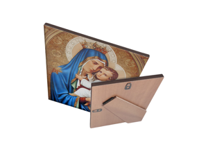 quadro-religioso-beata-vergine-maria-del-monte-carmelo-in-ceramica-artigianale-acquistabile-online-per-onorare-la-devozione-carmelitana-e-la-protezione-spirituale-dei-fedeli
