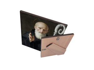 quadro-religioso-san-benedetto-da-norcia-in-ceramica-artigianale-disponibile-online-per-venerare-la-vita-monastica-e-la-protezione-dai-mali-secondo-la-tradizione-benedettina
