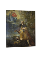 quadro-religioso-san-rocco-in-ceramica-artigianale-acquistabile-online-per-invocare-protezione-contro-le-malattie-e-conforto-spirituale-santo-patrono-degli-infermi-e-dei-pellegrini