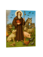 quadro-religioso-santantonio-abate-in-ceramica-artigianale-acquistabile-online-per-celebrare-la-sua-vita-di-preghiera-e-ritiro-patrono-degli-animali-e-simbolo-di-fede-e-protezione