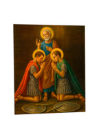 quadro-religioso-santissimi-nereo-e-achilleo-in-ceramica-artigianale-acquistabile-online-che-raffigura-i-martiri-romani-noti-per-la-loro-fedelta-a-cristo-simbolo-di-coraggio-devozione-e-testimonianza-cristiana