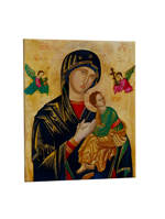 quadro-religioso-madre-del-perpetuo-soccorso-in-ceramica-artigianale-acquistabile-online-per-venerare-la-madonna-e-invocare-aiuto-e-protezione-costante