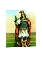 quadro-religioso-san-vito-in-ceramica-artigianale-ordinabile-online-per-celebrare-il-coraggio-e-la-fede-incrollabile-del-martire-patrono-dei-giovani-e-simbolo-di-protezione-spirituale