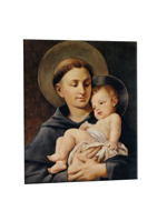quadro-religioso-santantonio-di-padova-in-ceramica-artigianale-ordinabile-online-per-celebrare-la-sua-vita-di-predicazione-e-i-miracoli-compiuti-patrono-dei-poveri-e-modello-di-fede-e-carita