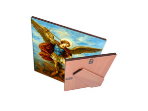 quadro-religioso-san-michele-arcangelo-in-ceramica-artigianale-acquistabile-online-che-raffigura-il-principe-degli-angeli-guerrieri-simbolo-di-protezione-coraggio-e-lotta-contro-il-male