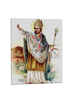 quadro-religioso-san-cataldo-martire-in-ceramica-artigianale-acquistabile-online-per-venerare-il-santo-protettore-e-invocare-protezione-e-guarigione