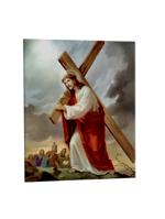 quadro-religioso-gesu-porta-la-croce-sulle-spalle-in-ceramica-artigianale-acquistabile-online-per-meditare-sulla-via-crucis-e-sul-sacrificio-redentore