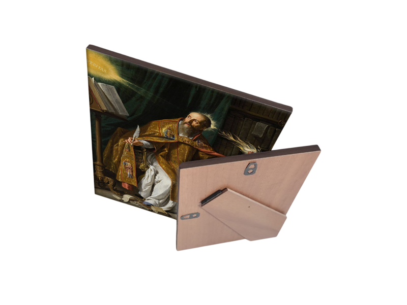 quadro-religioso-santagostino-dottore-della-chiesa-in-ceramica-artigianale-ordinabile-online-per-studiosi-e-teologi