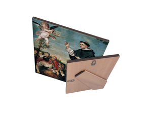quadro-religioso-san-vincenzo-ferrer-in-ceramica-artigianale-acquistabile-online-per-celebrare-la-sua-intensa-opera-di-predicazione-e-il-richiamo-alla-conversione-esempio-di-fede-e-zelo-missionario