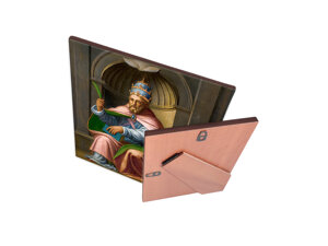 quadro-religioso-san-clemente-in-ceramica-artigianale-ordinabile-online-per-celebrare-la-sua-testimonianza-di-fede-e-il-servizio-alla-chiesa-simbolo-di-devozione-coraggio-e-guida-spirituale