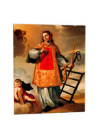 quadro-religioso-san-lorenzo-in-ceramica-artigianale-ordinabile-online-per-celebrare-il-coraggio-e-la-fede-del-martire-patrono-dei-poveri-e-simbolo-di-devozione-cristiana-e-protezione-spirituale
