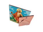 quadro-religioso-san-lazzaro-in-ceramica-artigianale-acquistabile-online-ispirato-al-povero-e-amico-di-gesu-simbolo-di-misericordia-pazienza-e-protezione-spirituale