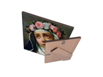 quadro-religioso-santa-rosa-da-lima-in-ceramica-artigianale-ordinabile-online-per-celebrare-la-sua-profonda-vita-spirituale-e-la-carita-verso-i-poveri-simbolo-di-purezza-e-sacrificio