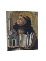 quadro-religioso-san-tommaso-daquino-in-ceramica-artigianale-ordinabile-online-per-celebrare-la-sapienza-e-la-profondita-del-pensiero-cristiano-patrono-degli-studenti-e-dei-teologi