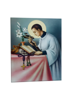 quadro-religioso-san-luigi-gonzaga-in-ceramica-artigianale-ordinabile-online-per-ispirare-purezza-dedizione-spirituale-e-impegno-verso-i-giovani-e-i-bisognosi