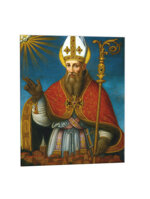 quadro-religioso-san-fortunato-di-todi-in-ceramica-artigianale-acquistabile-online-per-celebrare-la-sua-vita-di-devozione-e-protezione-della-comunita-simbolo-di-fede-coraggio-e-guida-spirituale