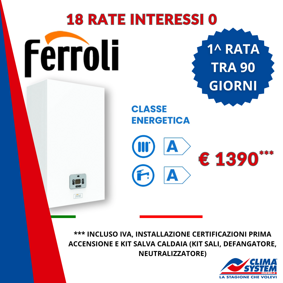 ferraioli box cs2000 caldaie 18 mesi
