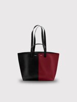 le-pratique-bimatiere-small-leather-and-pvc-shoulder-bag