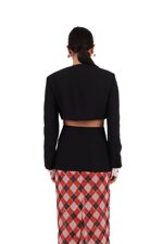 slim-fit-checked-jacket-with-a-waist-belt
