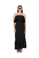 strapless-maxi-dress-with-ruffles