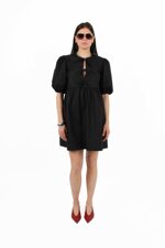 front-tie-dress