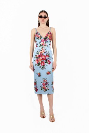 satin-dress-with-a-bouquet-floral-print