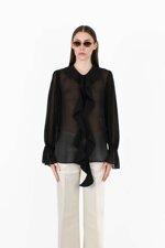 camicia-lavalliere-trasparente-con-ruches-sul-davanti