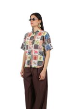 short-sleeve-patchwork-shirt