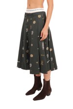 skirt-with-an-elasticated-waist-detail