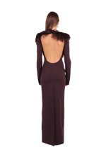 long-dress-with-ostrich-feathers