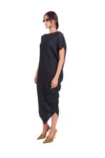 asymmetrical-pleated-dress