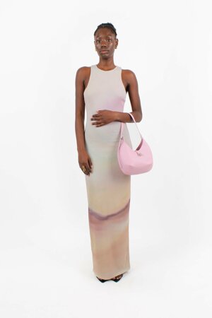 long-gradient-mesh-jersey-dress