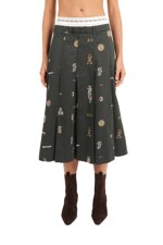 skirt-with-an-elasticated-waist-detail