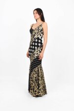 silk-dress-with-marbled-gold-patchwork