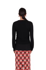 cardigan-featuring-decorative-button-appliques