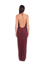 sequin-halter-neck-dress