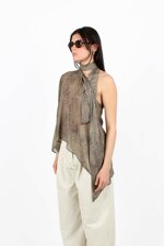 blusa-monospalla-collo-lavalliere