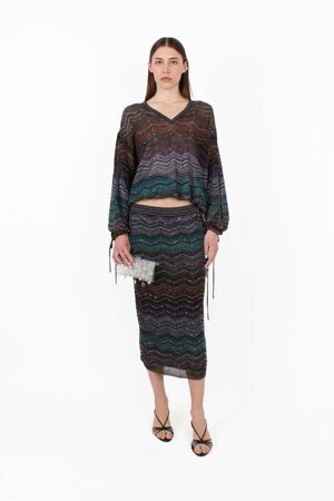 oversized-chevron-viscose-blouse