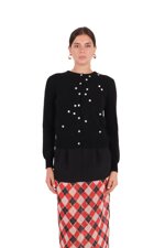 cardigan-featuring-decorative-button-appliques