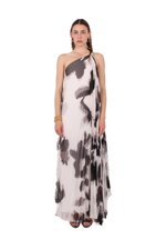 one-shoulder-printed-chiffon-dress