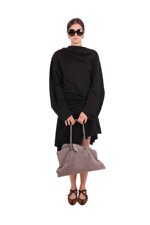 dress-with-draped-details-and-frayed-finishes