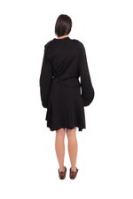 dress-with-draped-details-and-frayed-finishes