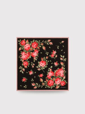 silk-twill-scarf-with-bouquet-rose-print