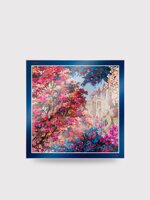 floral-print-silk-scarf
