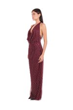 sequin-halter-neck-dress